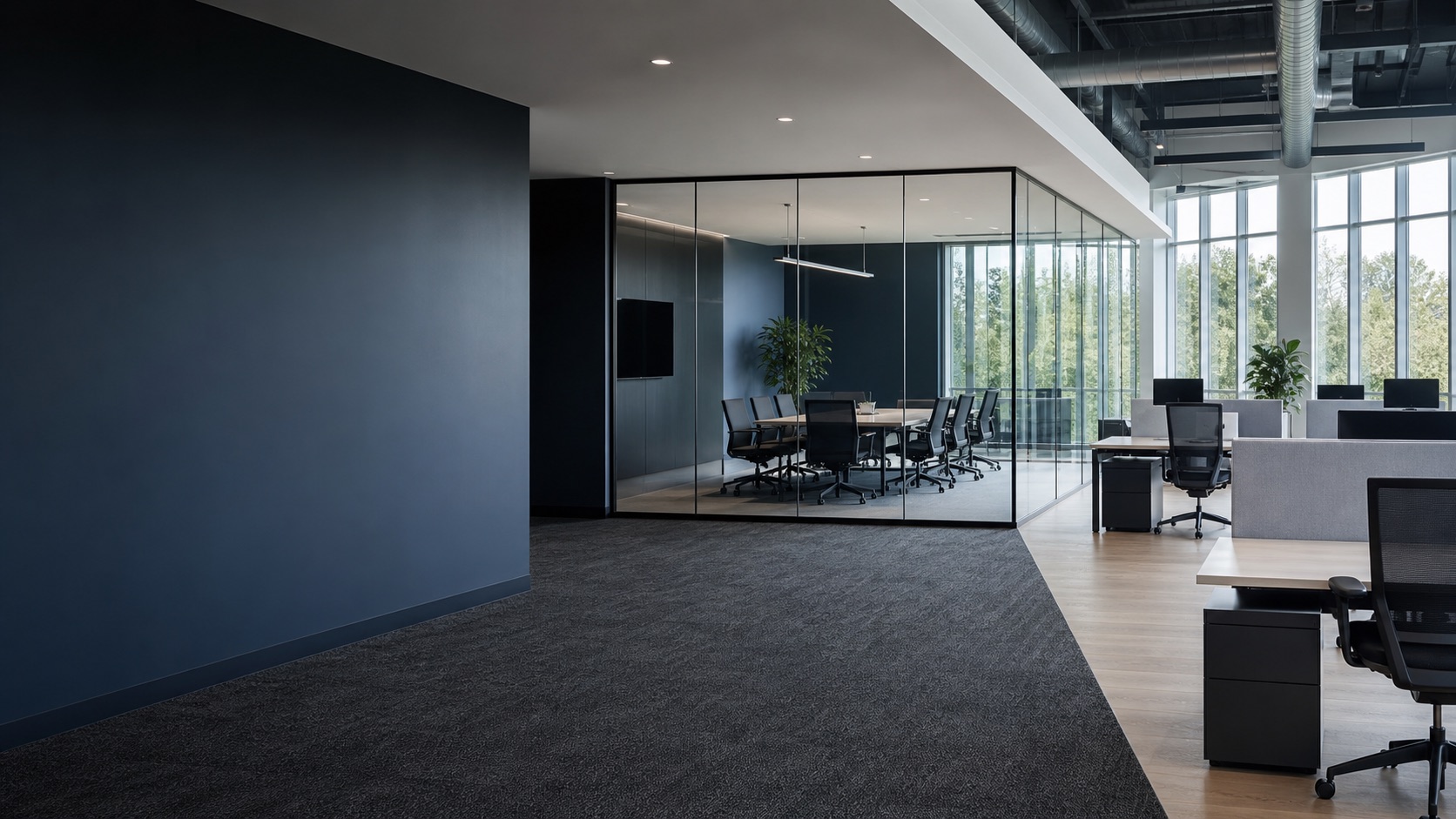 Clean commercial interior for Napa Janitorial